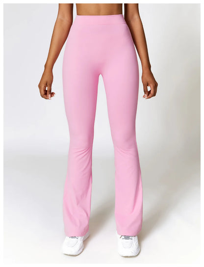 V Back Scrunch Flare Leggings