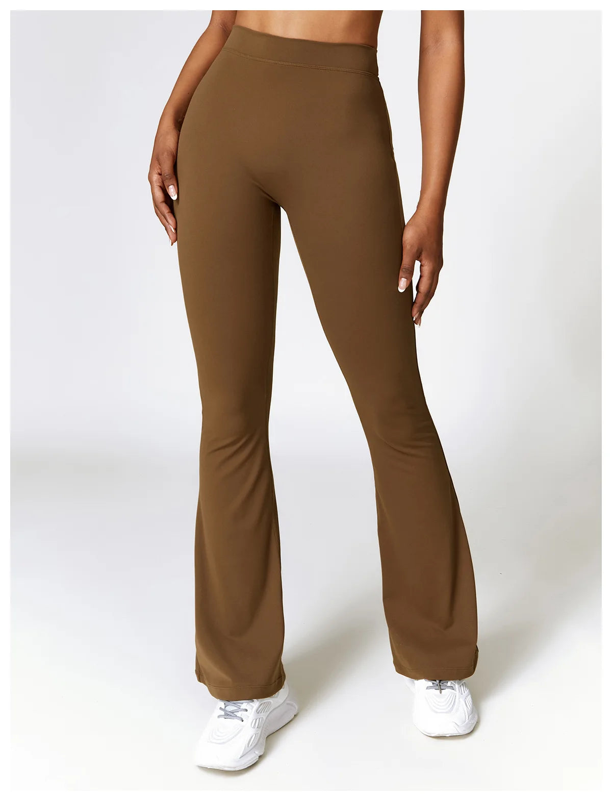 V Back Scrunch Flare Leggings