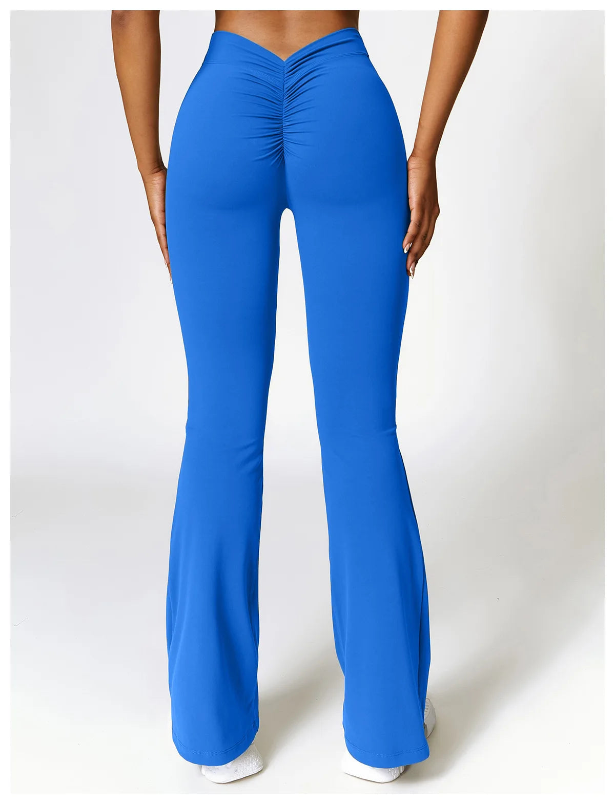 V Back Scrunch Flare Leggings